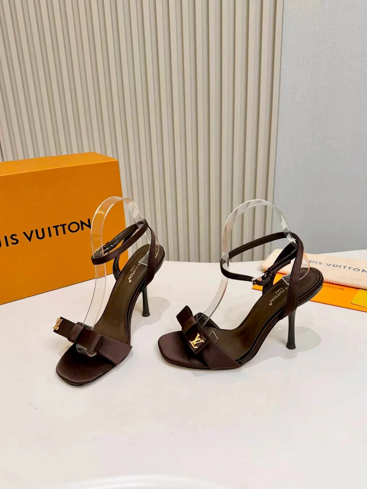 LV Bow Stiletto Sandals