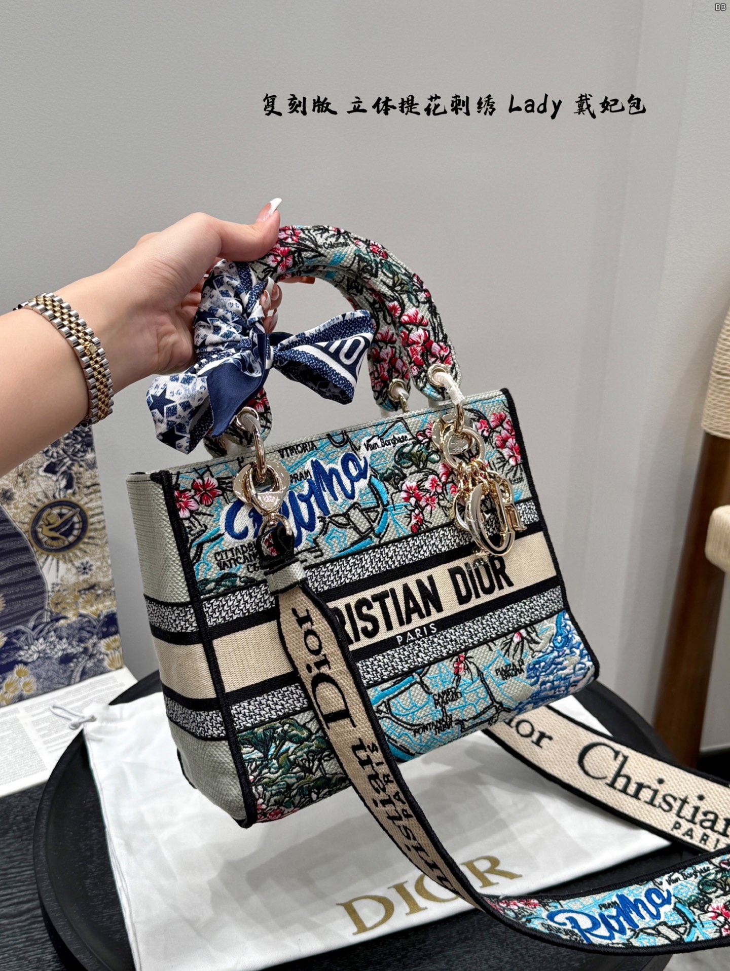 Dior Lady D-LITE Tote Bag