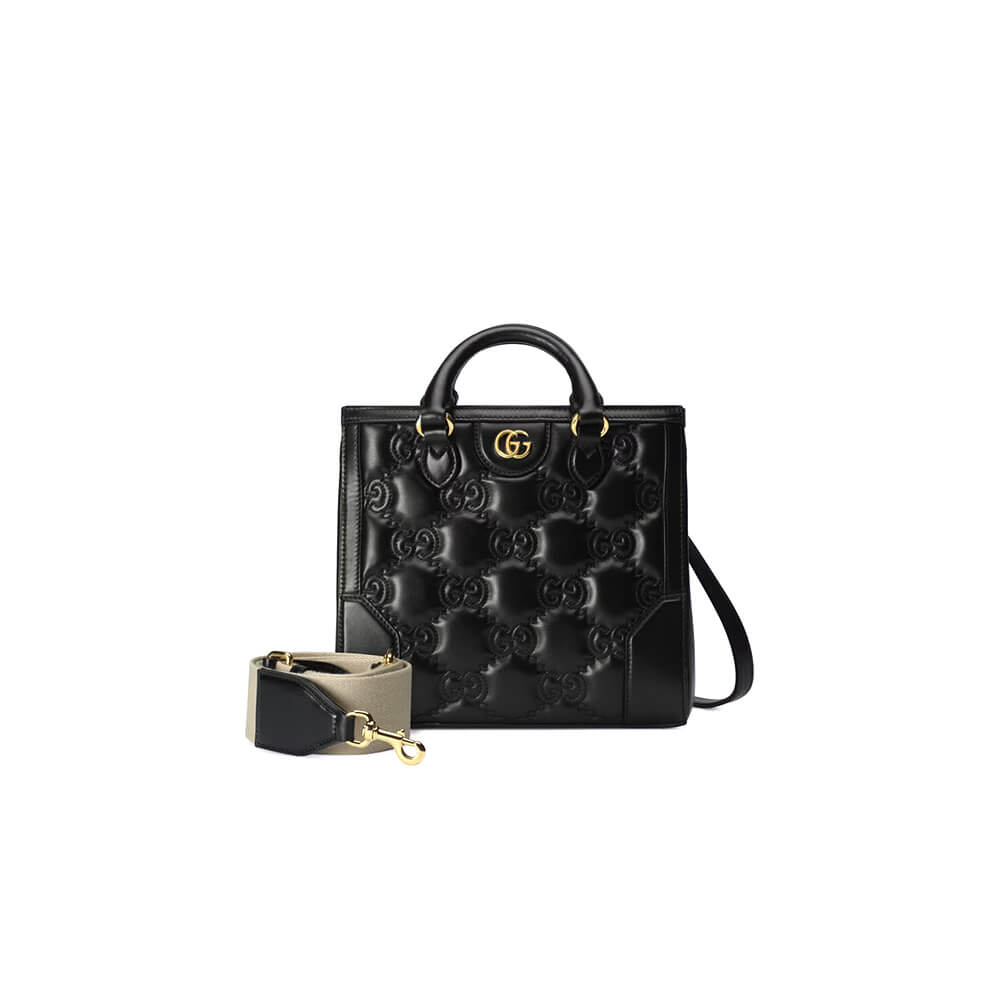 GG matelass&eacute; mini top handle bag