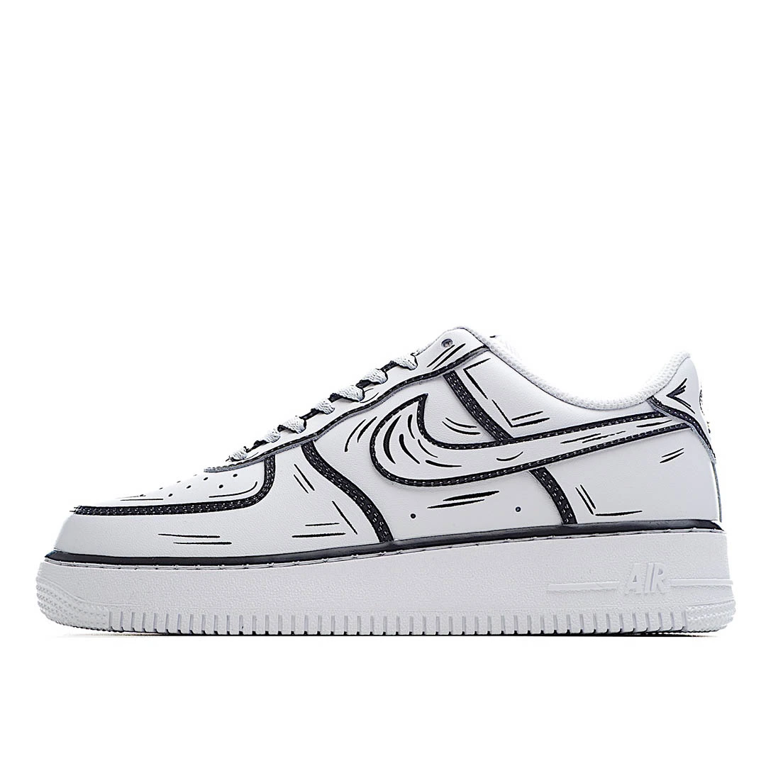 Nike Air Force 1 Low&rsquo;07 &ldquo;Hand drawn 黑白