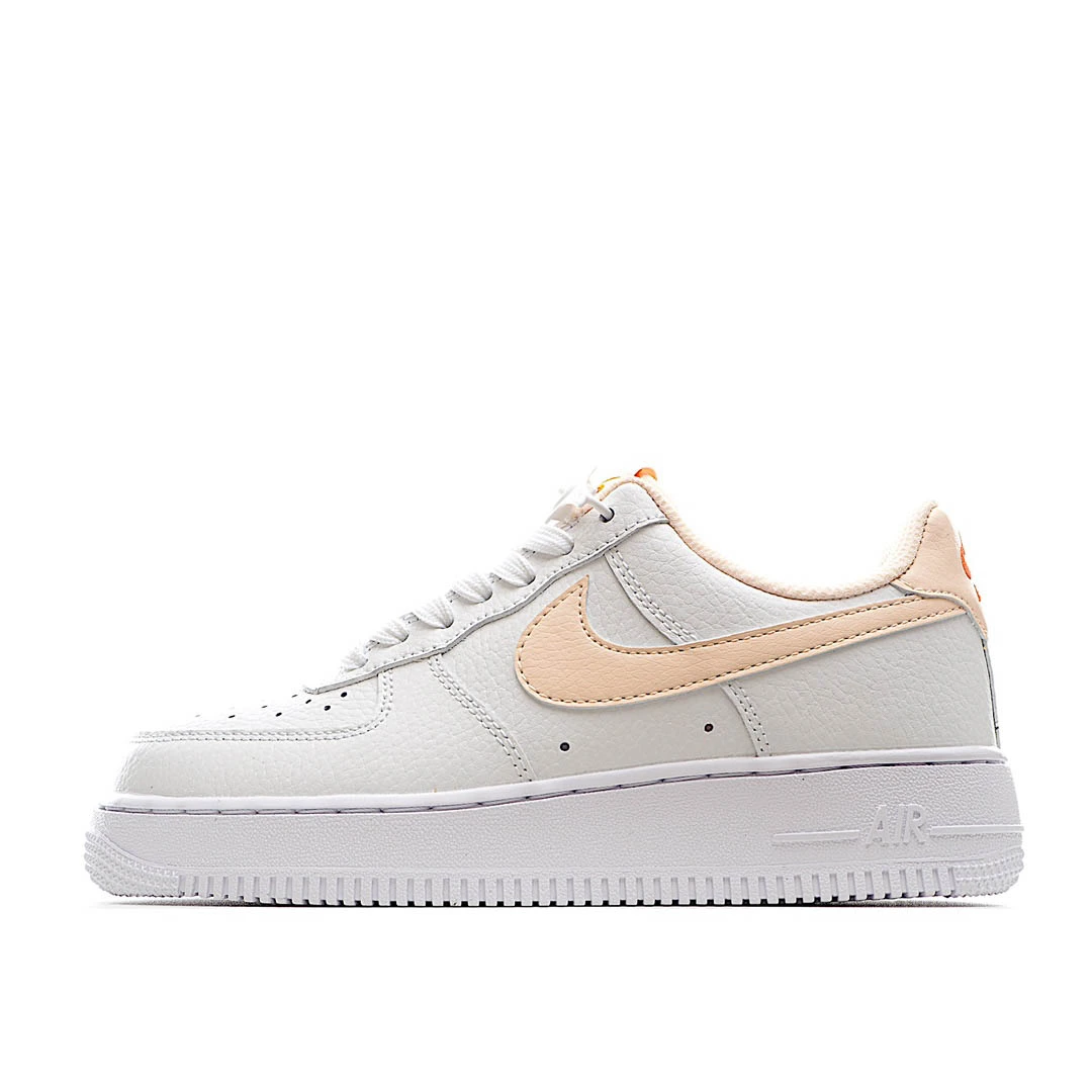 Nike Air Force 1 White and Orange