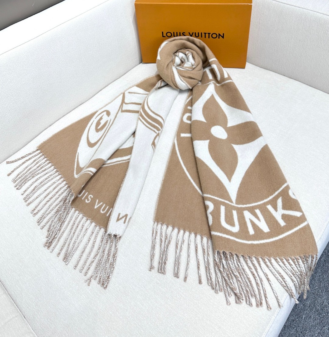 Louis Vuitton Cashmere Wool Scarf