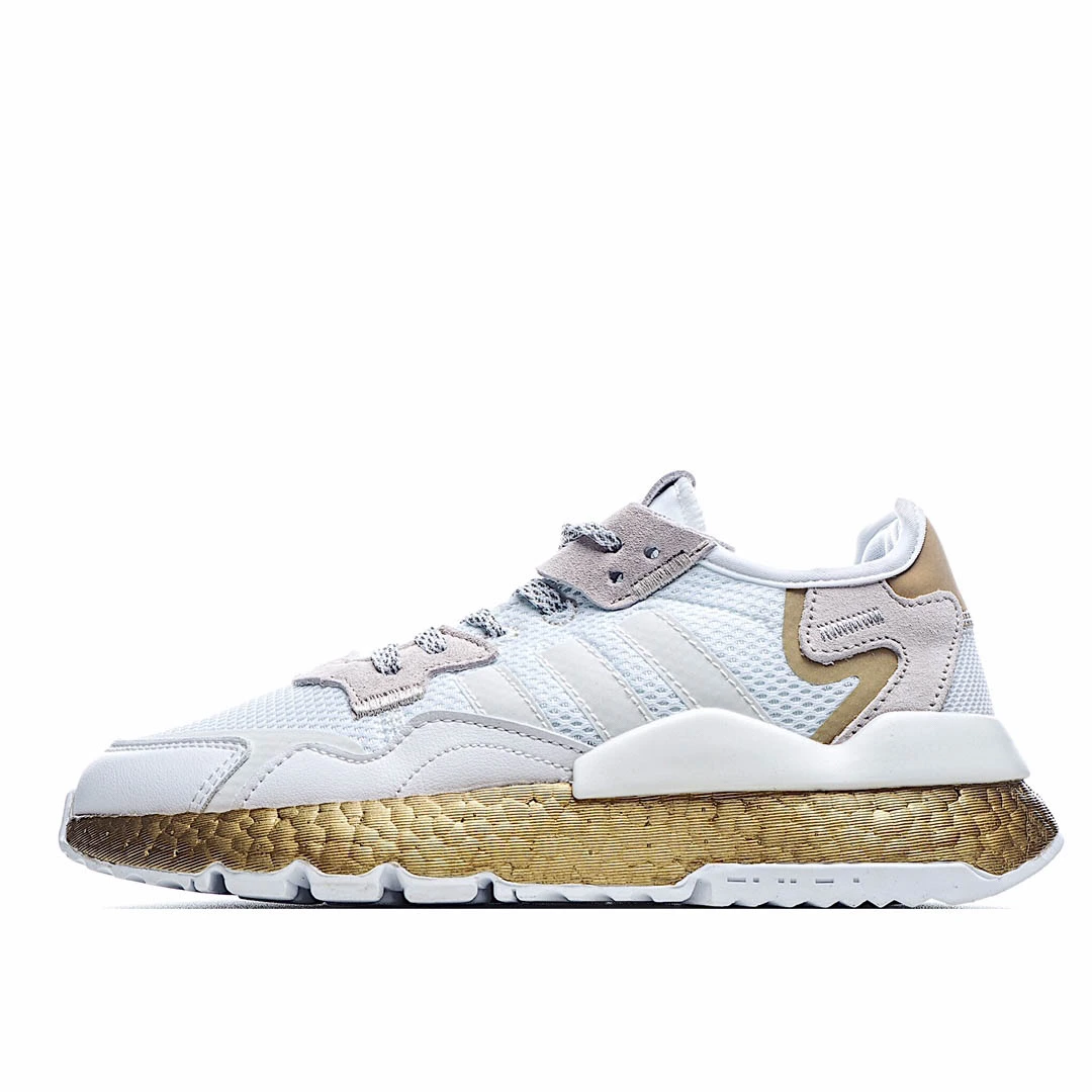 Adidas Wmns Nite Jogger 'White Gold Metallic'