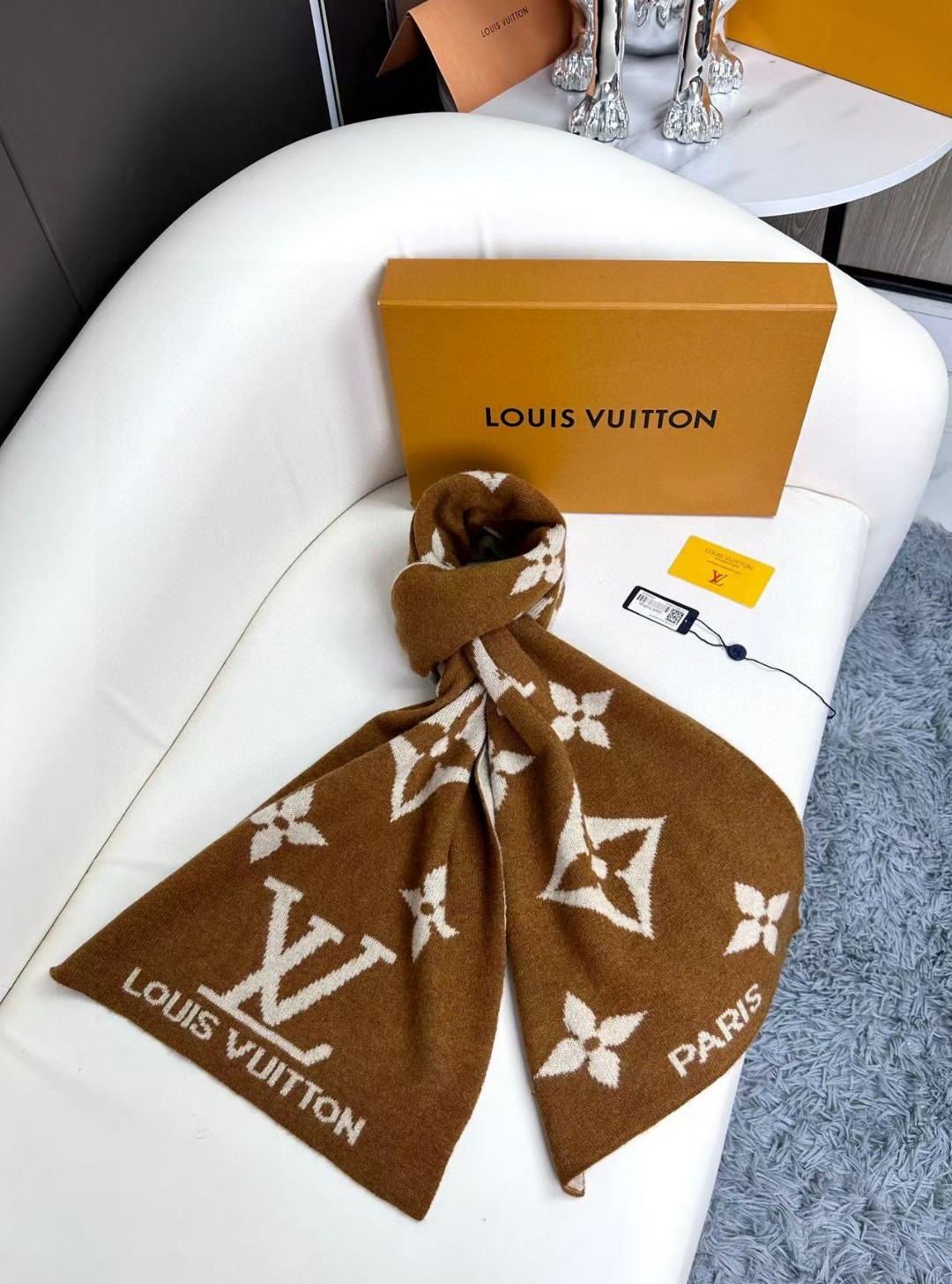 Louis Vuitton Knitted Cashmere Scarf