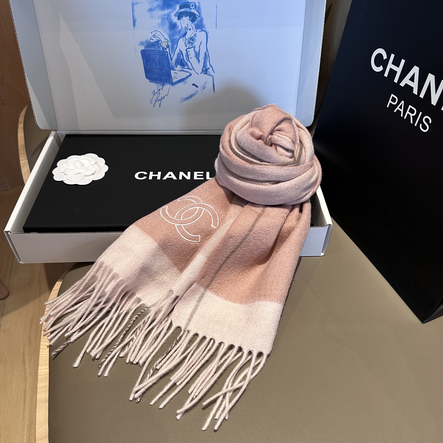 Chanel Cashmere Scarf