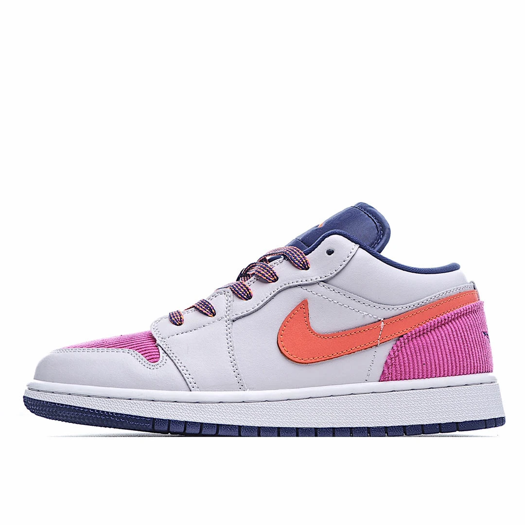 Air Jordan 1 Low GS 'Fire Pink Hyper Crimson'